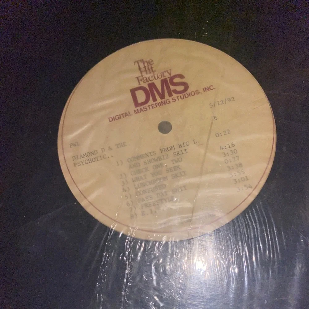 DIAMOND D & THE PSYCHOTIC Neurotics Stunt Blunts & Hip Hop Vinyl Acetate Used - Picture 3 of 13